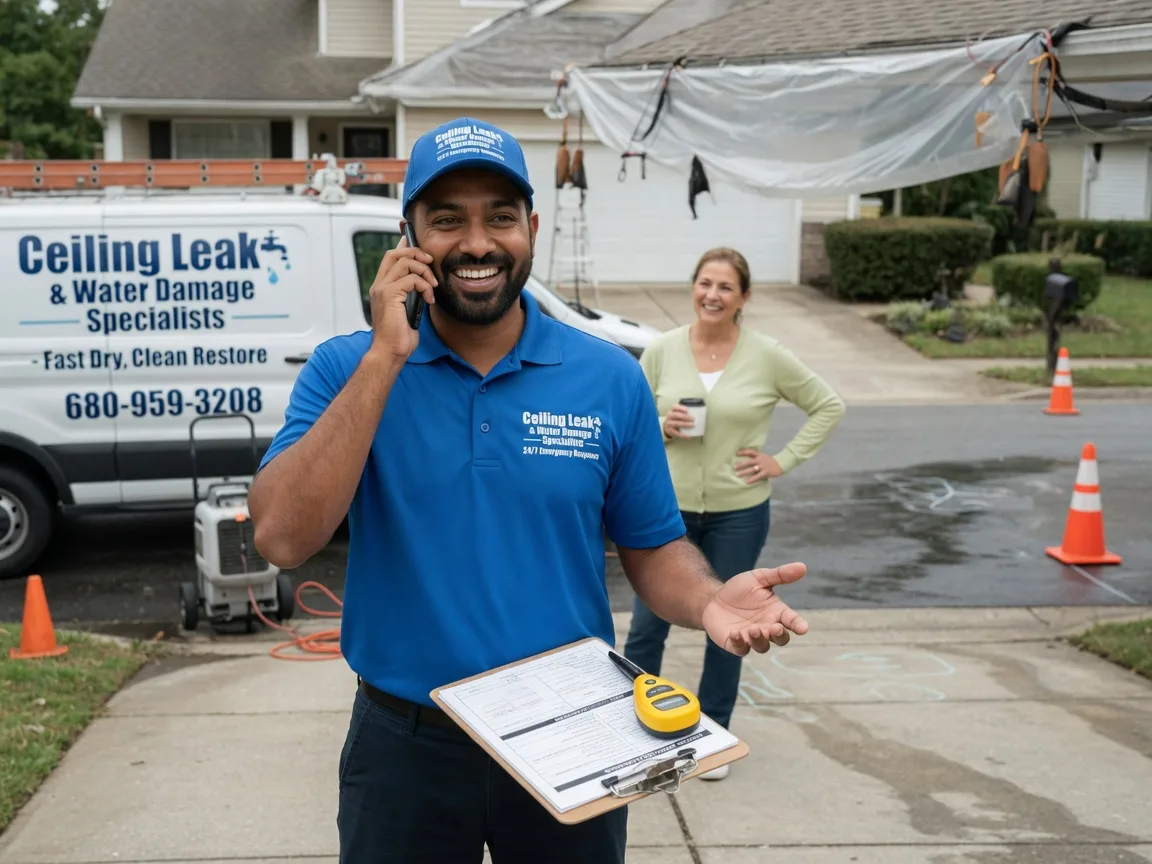Ceiling Leak Cleanup Sidell, IL FAQs